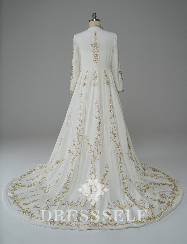 Caftan Blanc pour Mariée