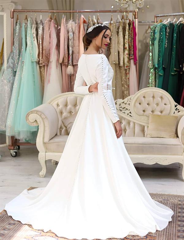 Caftan Robe de Mariage Blanche